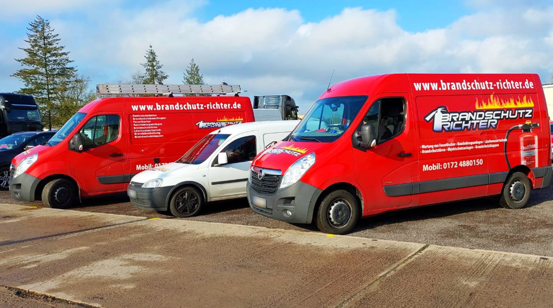 Brandschutz - Richter - Rundum sicher mit unseren Brandschutzlösungen, Transporter